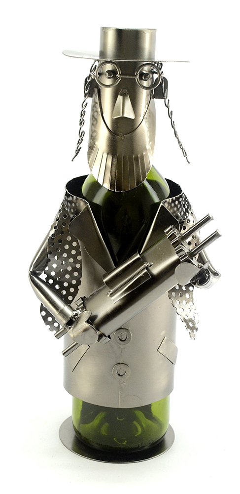 GIFTS PLAZA (D) Wine Bottle Holder, Rabbi with Torah, Bar Counter Decoration