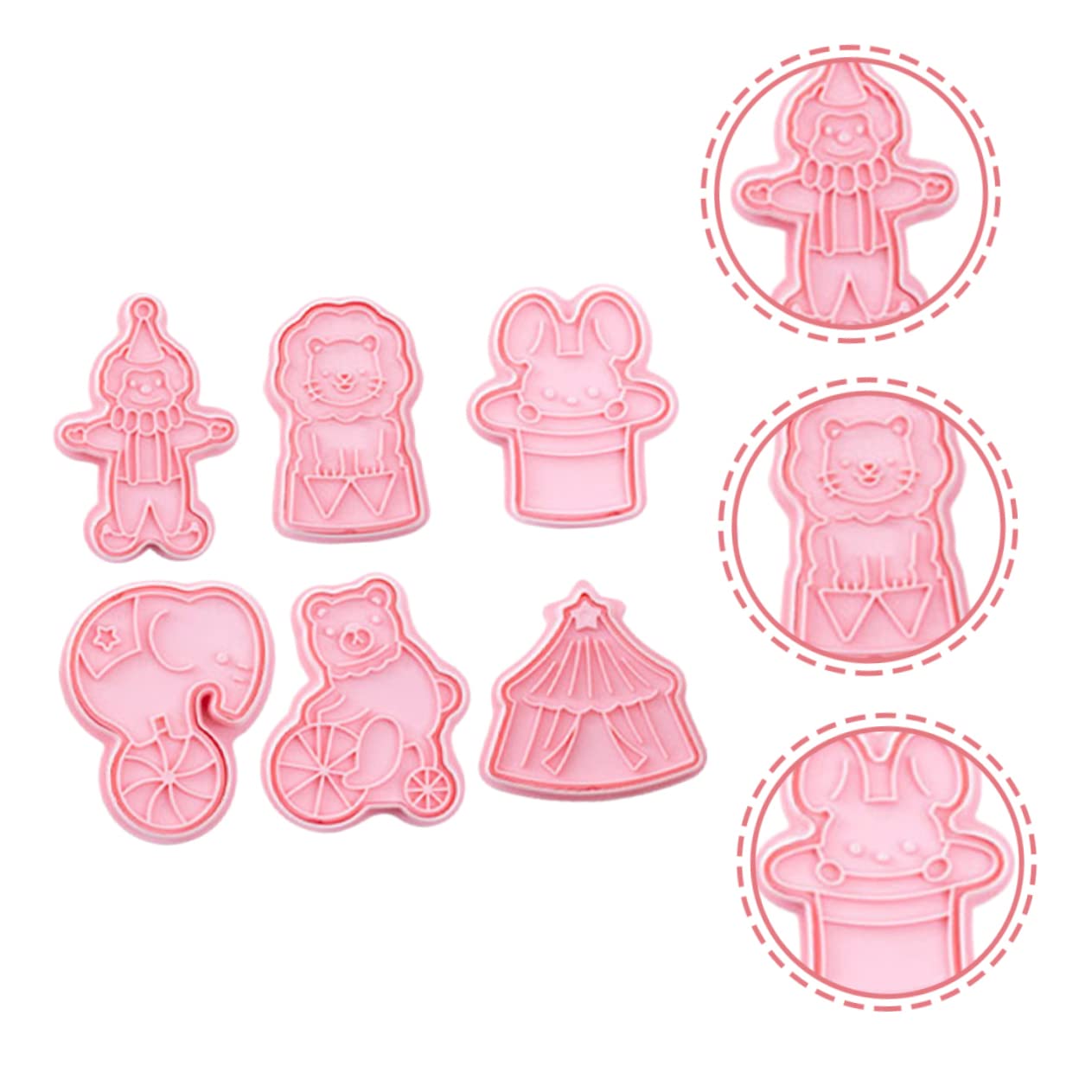 IMIKEYA 30piezas Cortadores De Galletas De Fiesta De Para Hornear Cookies Divertidas y Fondant Para Celebraciones y