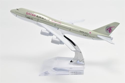 Miniatura 9 de Tang Dynasty TM 1 40016cm Boing B747400Qatar Airways Plane metal modelo de avión modelo de avión Toy Plane