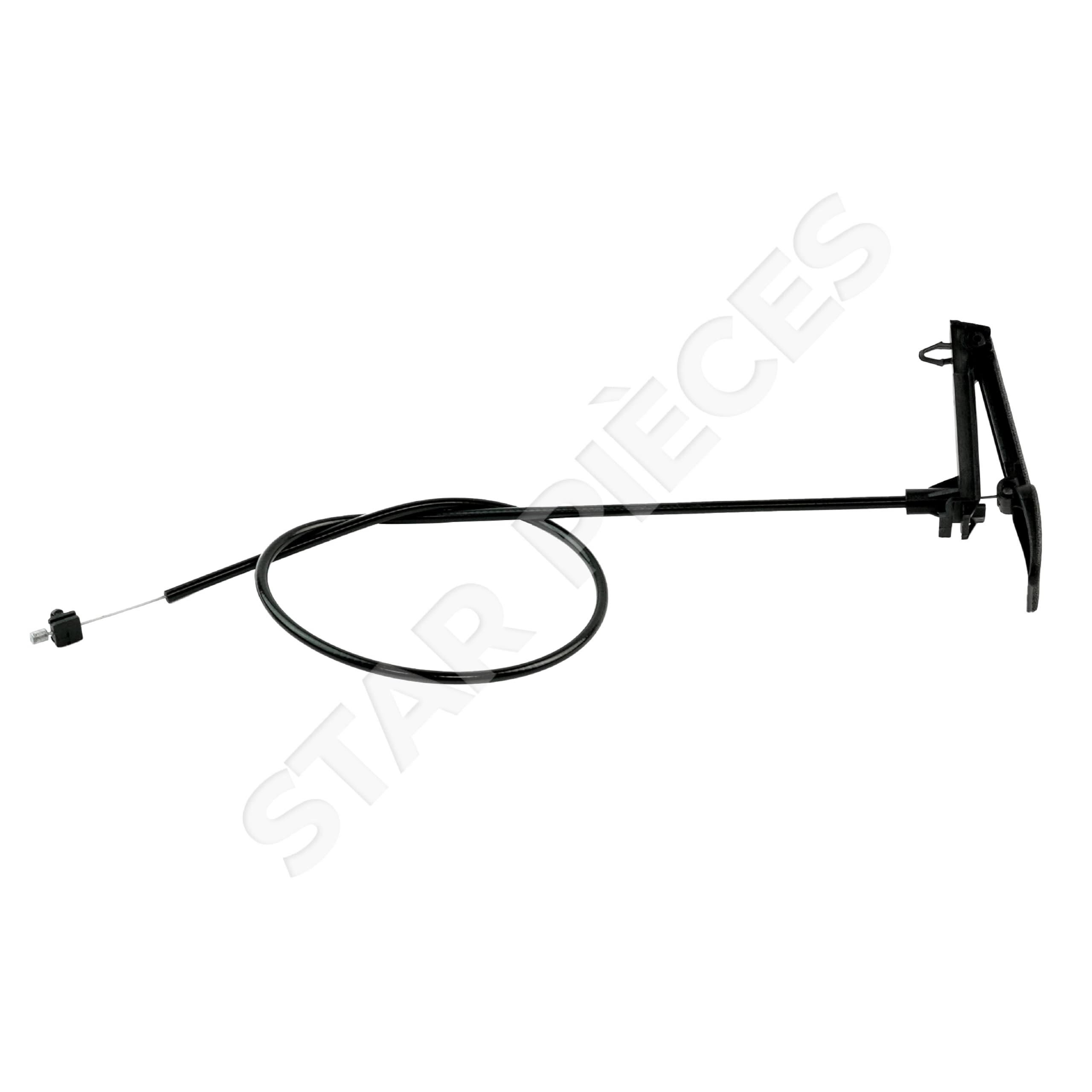 Tiretto apertura cofano compatibile per C4 Cactus, C5 (3), C6, C8, Peugeot 407 e 807 (2002-2014) cavo + tirettino di cofano | 7939J1 | 7937R0
