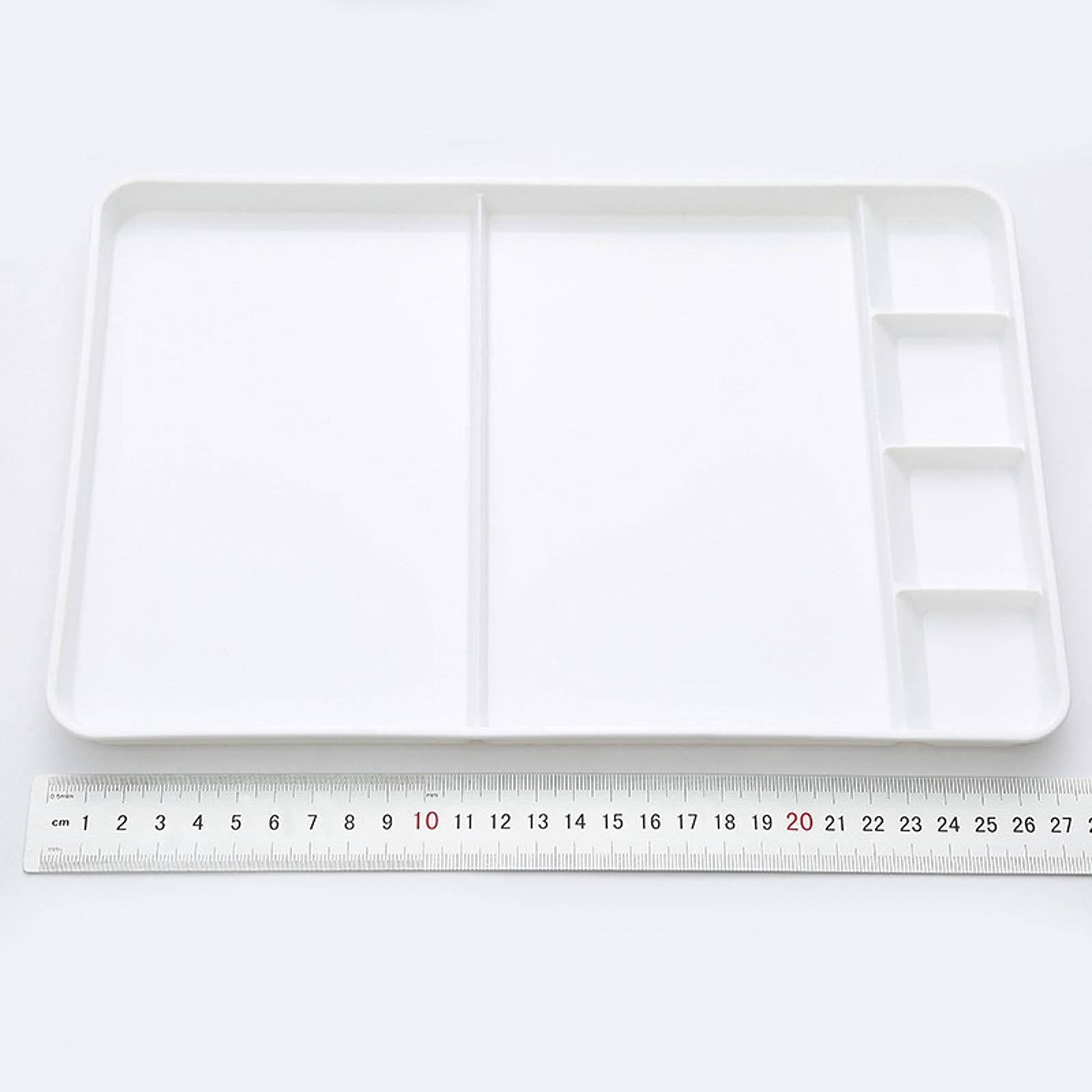 SM SunniMix Watercolor Palette Gouache Mixing Tray Washable with Mixing Area Palette Pallet Painting Tray for Travel