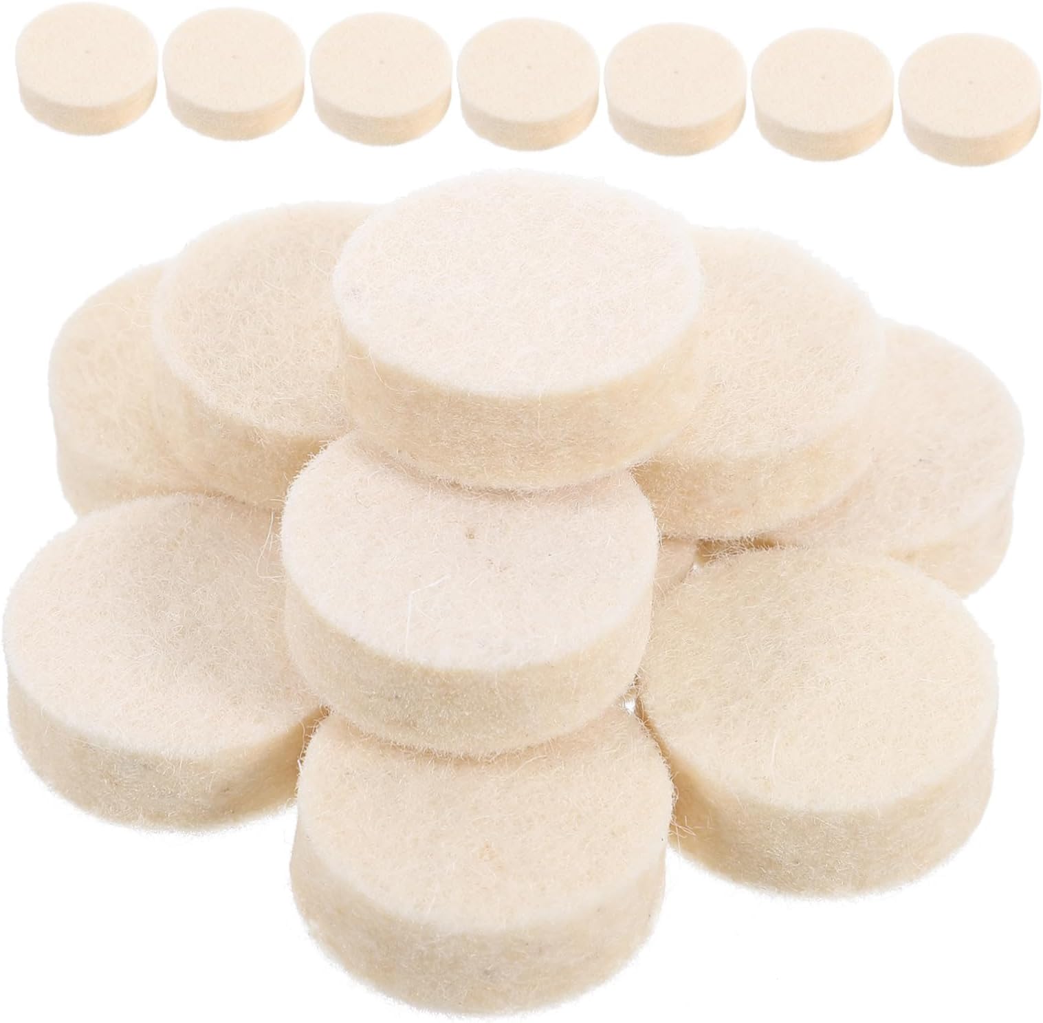 GANAZONO 100pcs Polishing Pad Set Wool Grinding Heads Tools Buffing Wheel for Drill Watch Jewelry