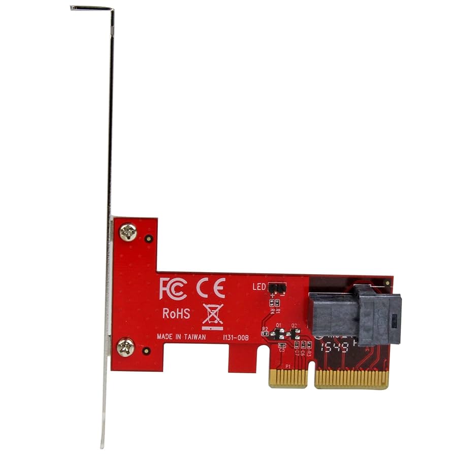 Amazon.com: StarTech.com 4-Lane PCI Express to SFF-8643