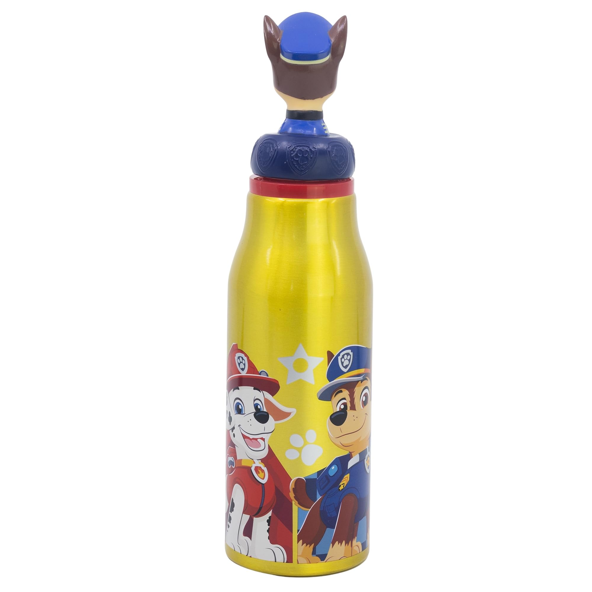 ALUMINUM BOTTLE WITH 3D FIGURINE 690 ML PAW PATROL BOY RESCUE PUPS - Image 2