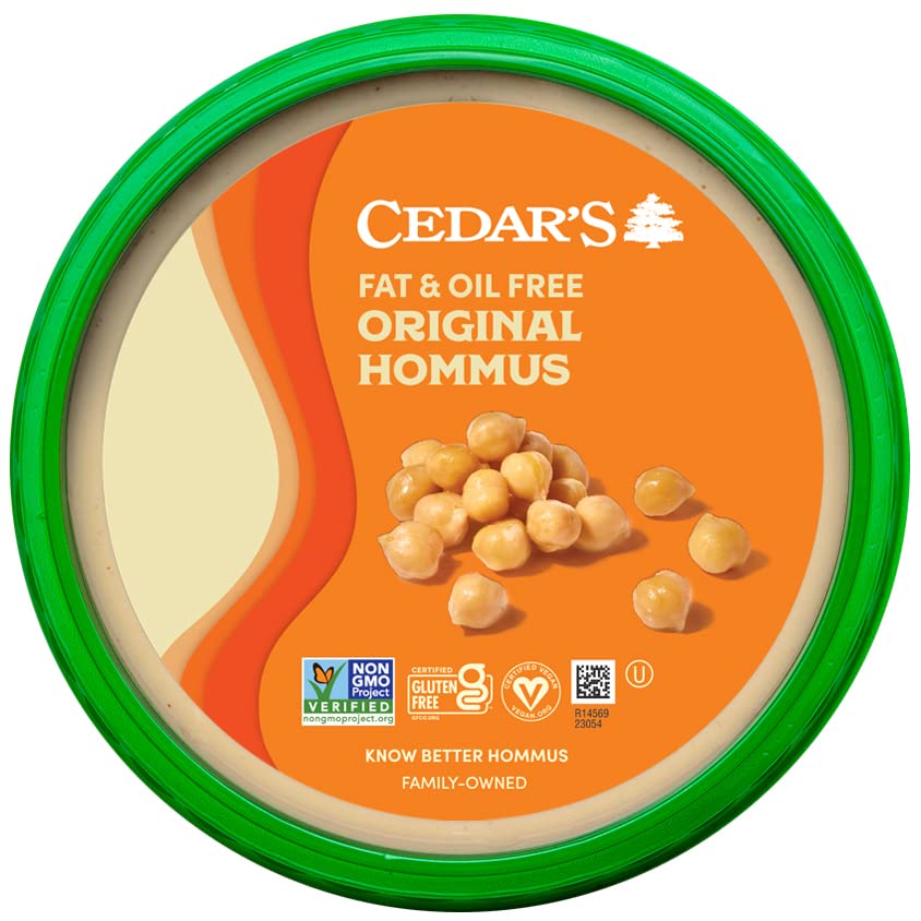 Cedar's Fat & Oil Free Hommus, 8 Oz