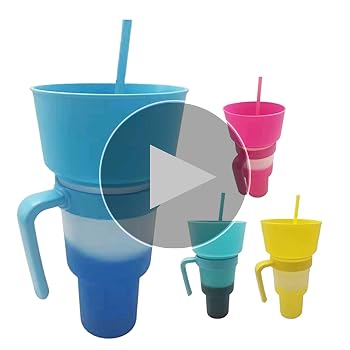 Amazon｜スタジアム タンブラー ポップコーン カップ スナック