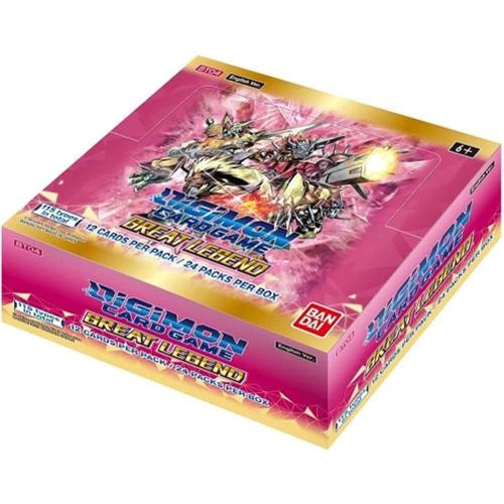 Digimon Card Game Great Legend | Sealed Booster Box of 24 Packs | BT04