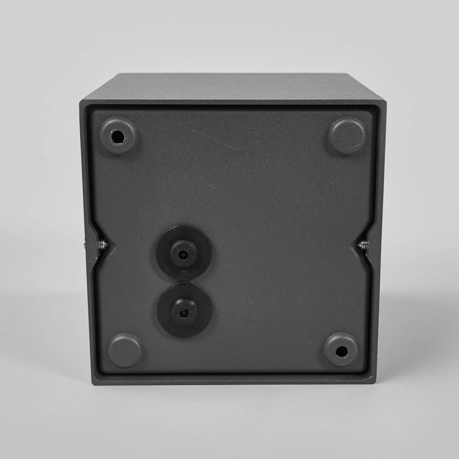 Lucande LED Lámparas de techo Tanea (Moderno) en Gris hecho Aluminio (1 llama, lámpara exterior para el jardín, la terraza balcón y vivienda