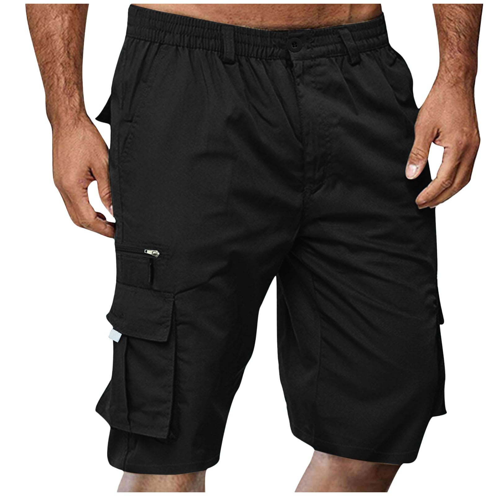 Herren Cargo Shorts - Lockere Freizeithose Für Sommer & Outdoor