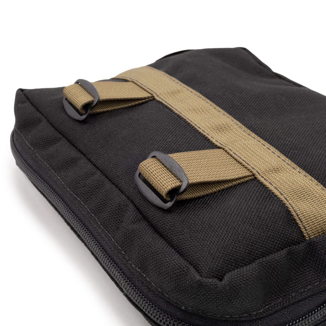 Ape Canyon Outfitters One Stick Saddle Pouch - Stylish and Convenient Gear Storage Solution for The Modern Hunter (Black) - Made in The USA