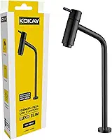 Kokay Torneira Para Cuba E Lavatório Luxo Slim Preto Fosco