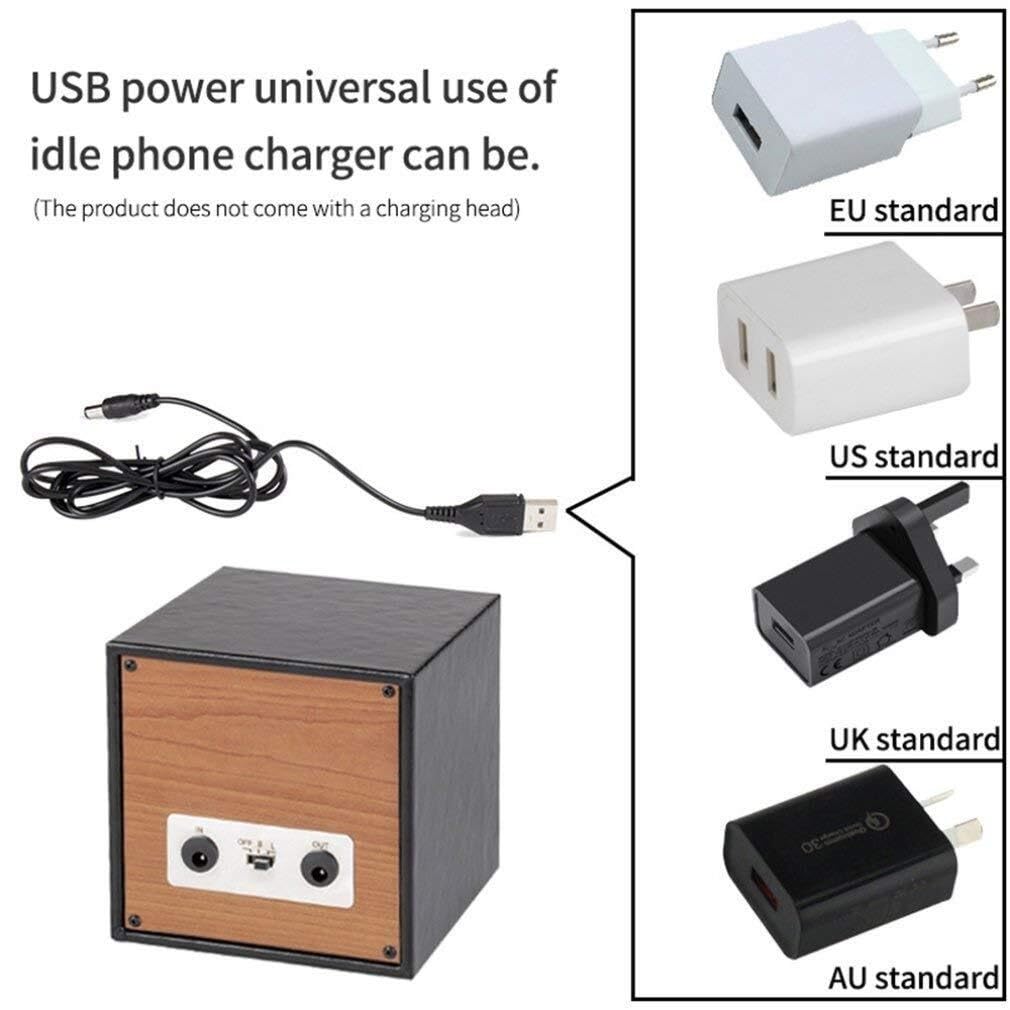 Zasilacz USB Czarny Mechaniczny Nakręcany Pudełko Obudowa Silnika Shaker Uchwyt Nakręcarki Zegarków Wyświetlacz Organizator Do Przechowywania Biżuterii