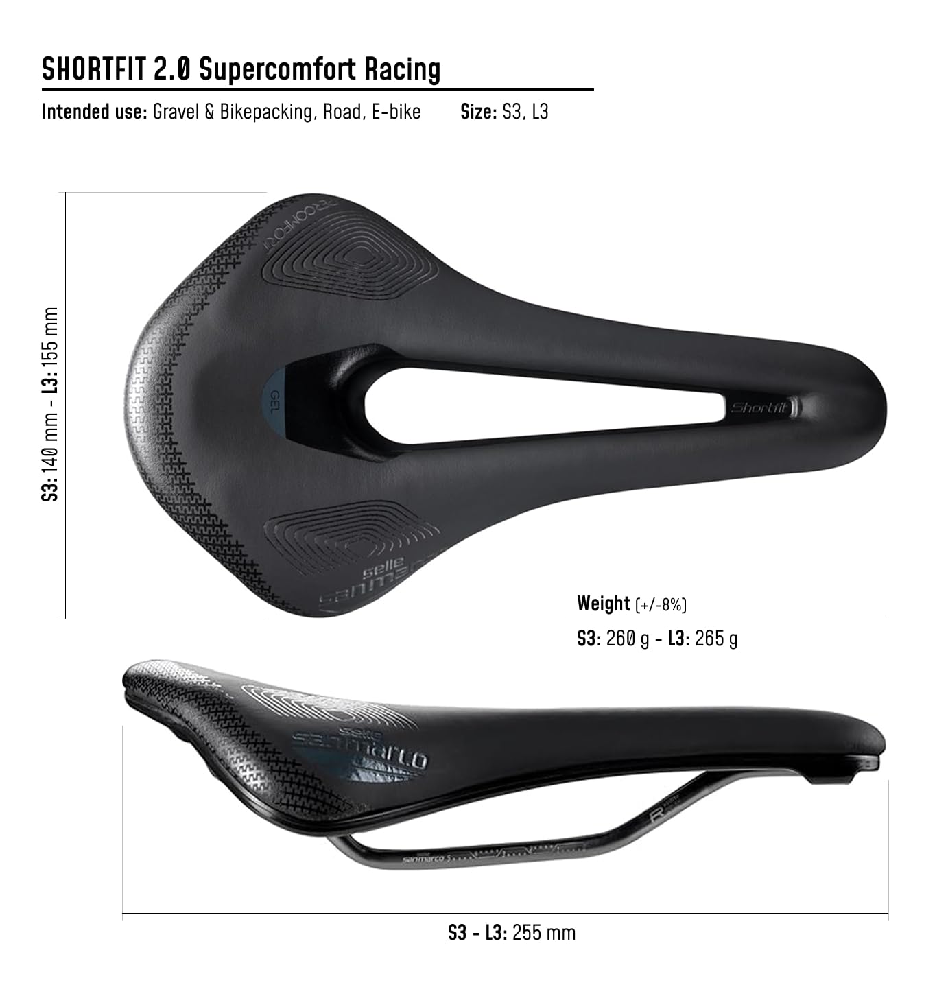 セラサンマルコ自転車用サドル ショートフィット2.0 スーパーコンフォート Amazon | セラサンマルコ（SELLE SAN MARCO） 自転車用サドル