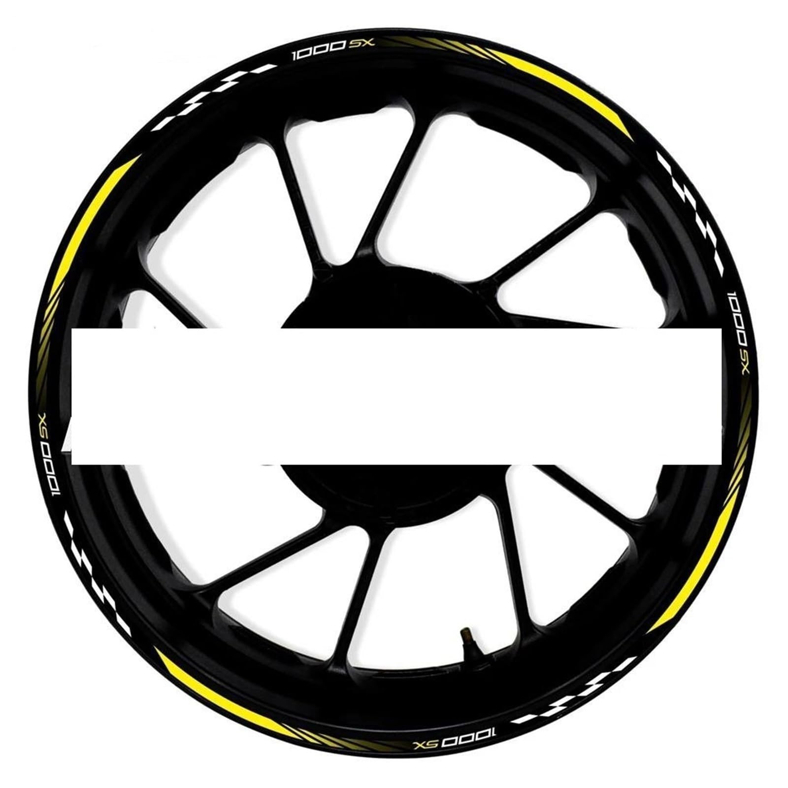 Motorcycle Wheel Stickers for Kawasaki for Z1000SX for Z-1000SX Motorbike