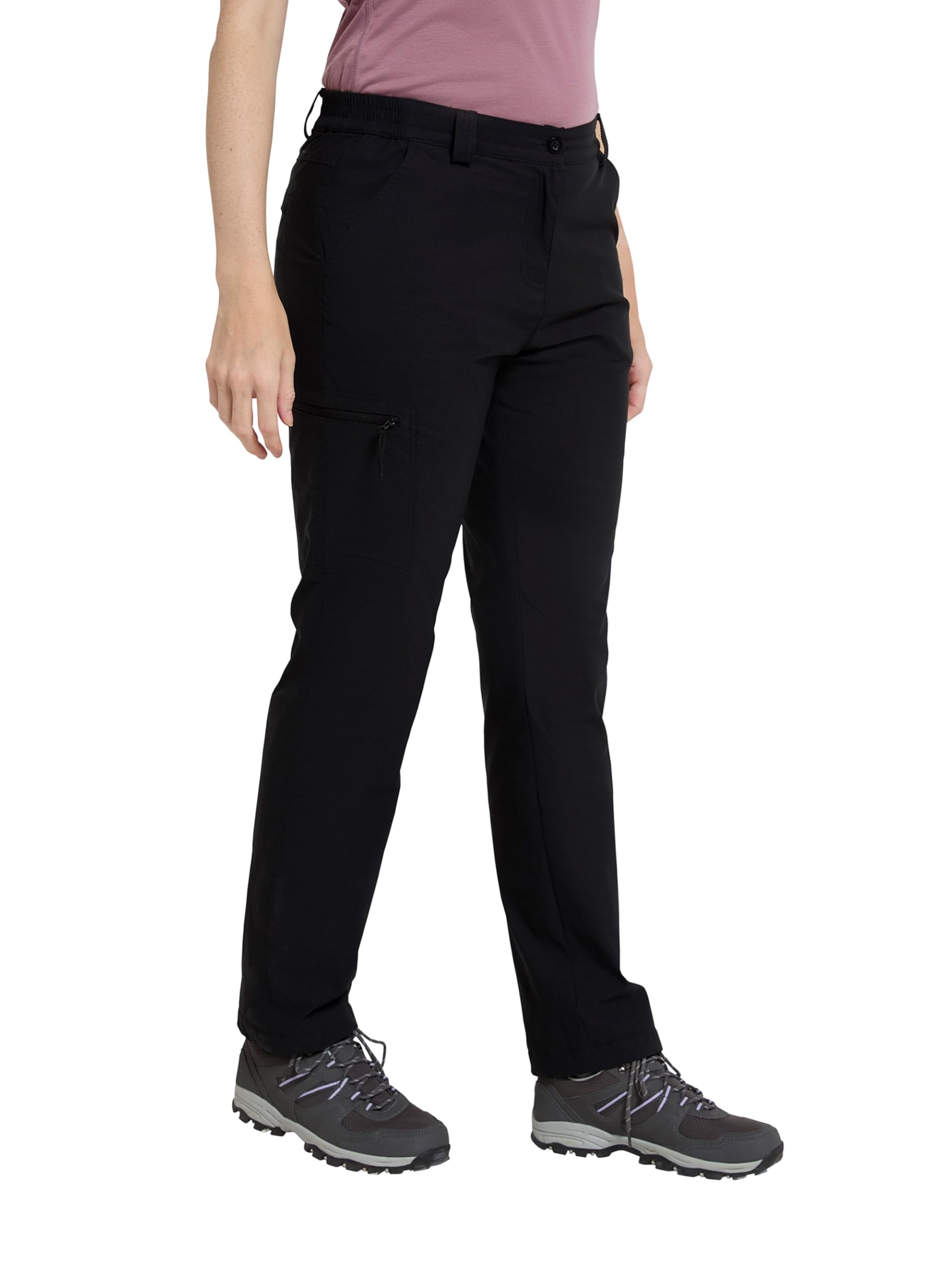 Mountain Warehouse Women's Black Hiker Stretch Trousers - Stretchy, Lightweight, Comfy, Warm & Quick Drying - For Autumn Winter, Walking, Hiking, Outdoors & Trekking 14