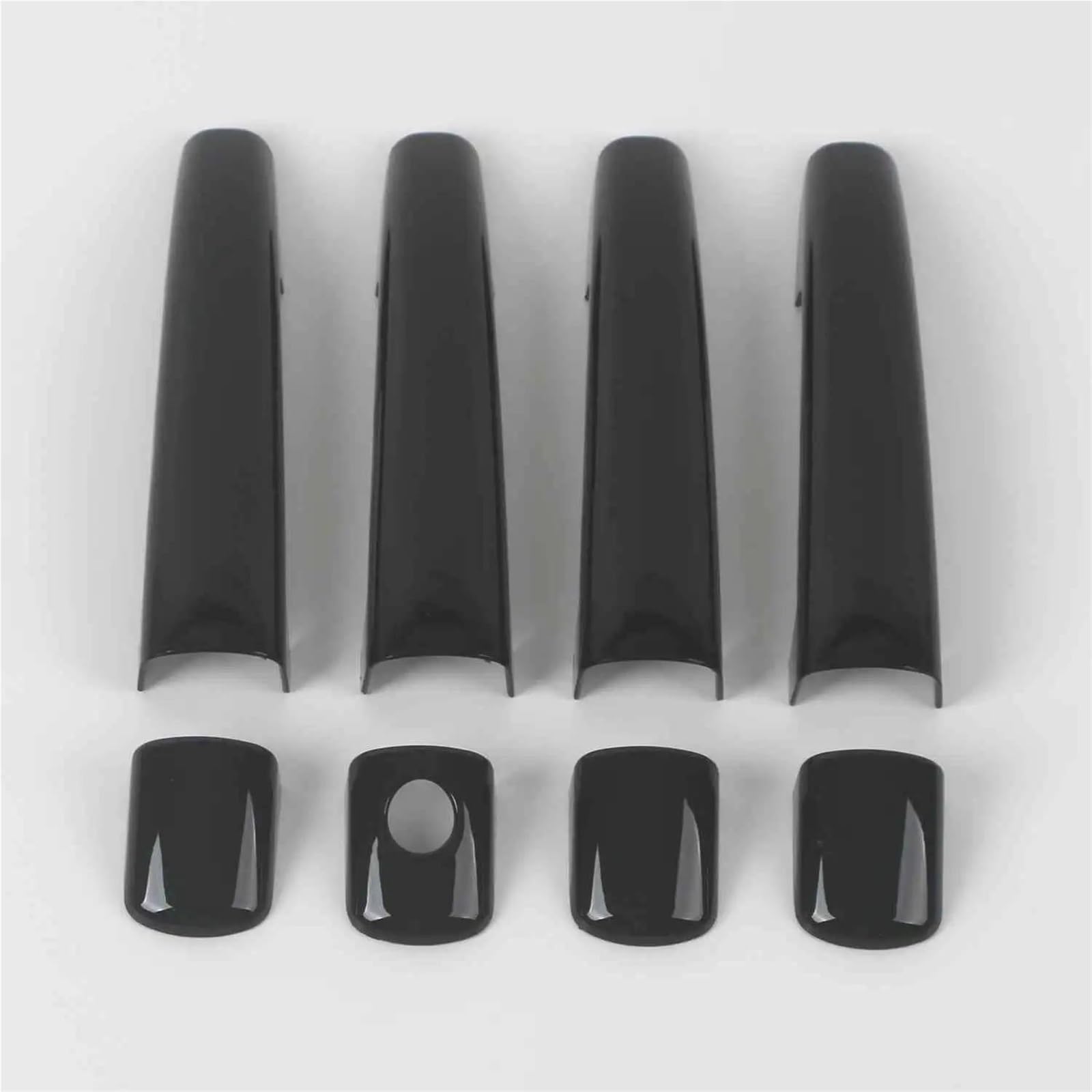 JTWMTY Car Exterior Door Handle Cover Styling Sticker Protective Trim Accessories for Peugeot 308 3008 2008-2016(Glossy Black)