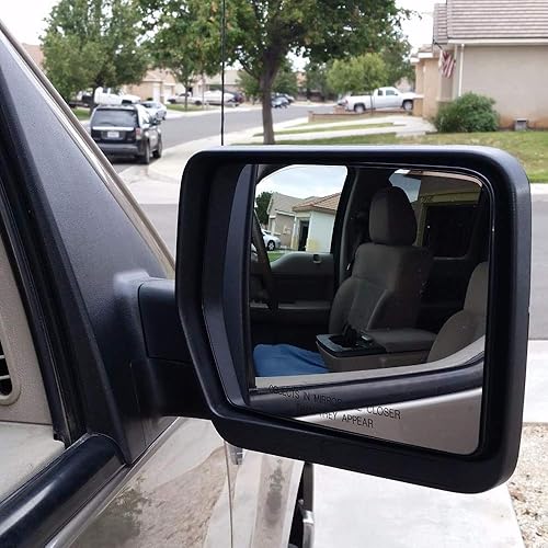 Miniatura 3 de PIT66 Espejo lateral derecho, compatible con Ford F-15006-08 Lincoln LT Pickup 04-10 sin calefacción 4L3Z17K707AB