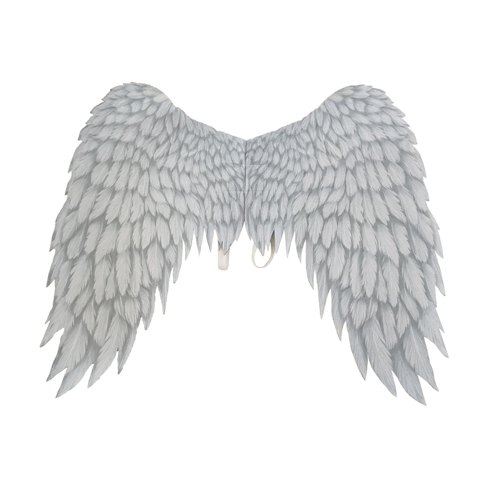 Non Woven Fabric Angel Wings Mardi Gras Halloween Cosplay Costume Props White