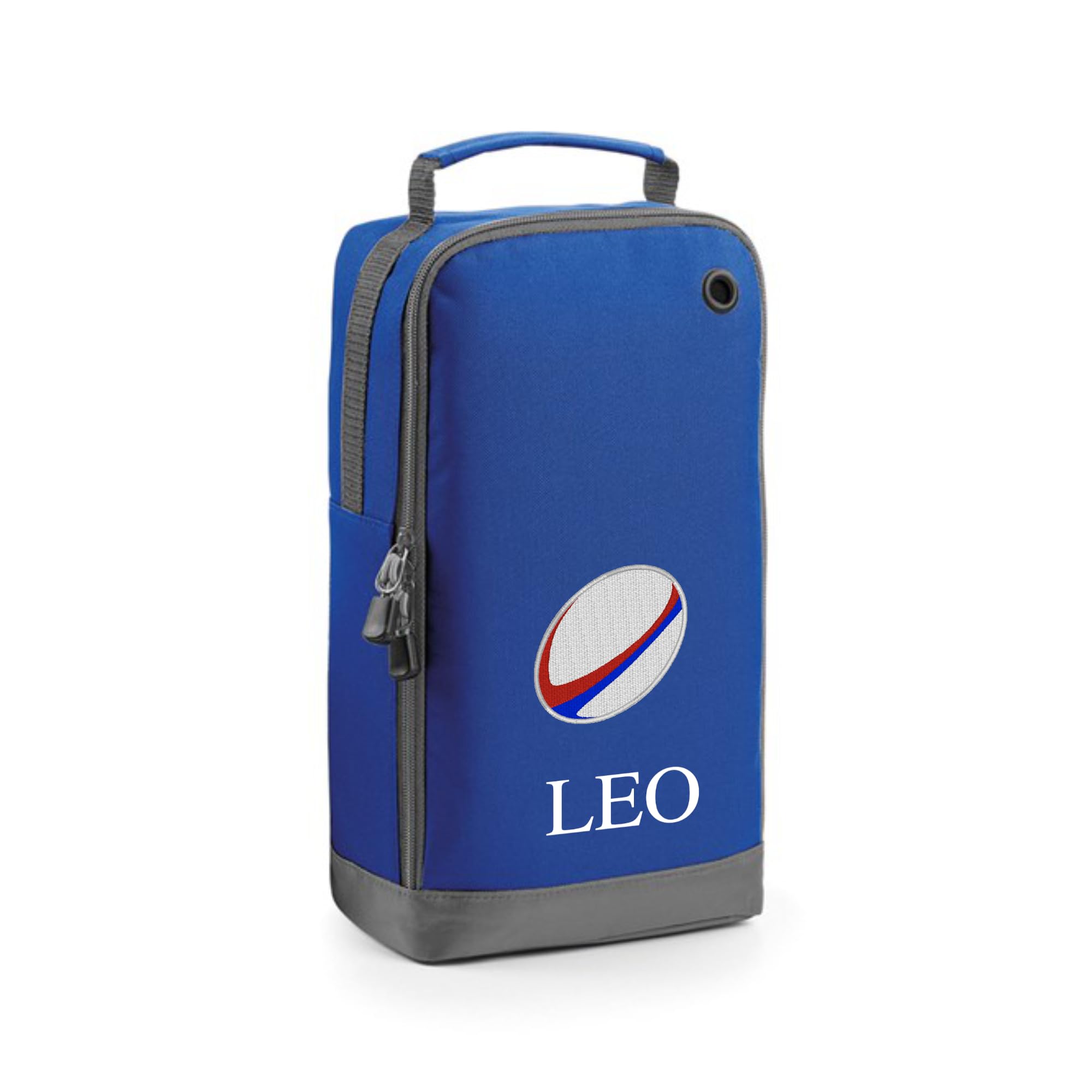 Rugby Boot Bag Personalised & Customised with Embroidered Name & Motif Free P&P (Royal Blue)
