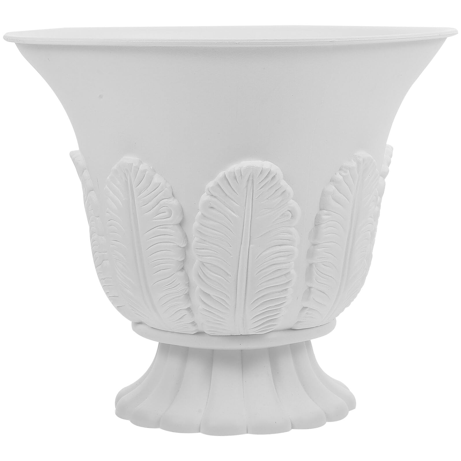 Jardinière Rétro BESTYASH 24cm - Pot de Fleurs Romain en Plastique Léger pour Mariage