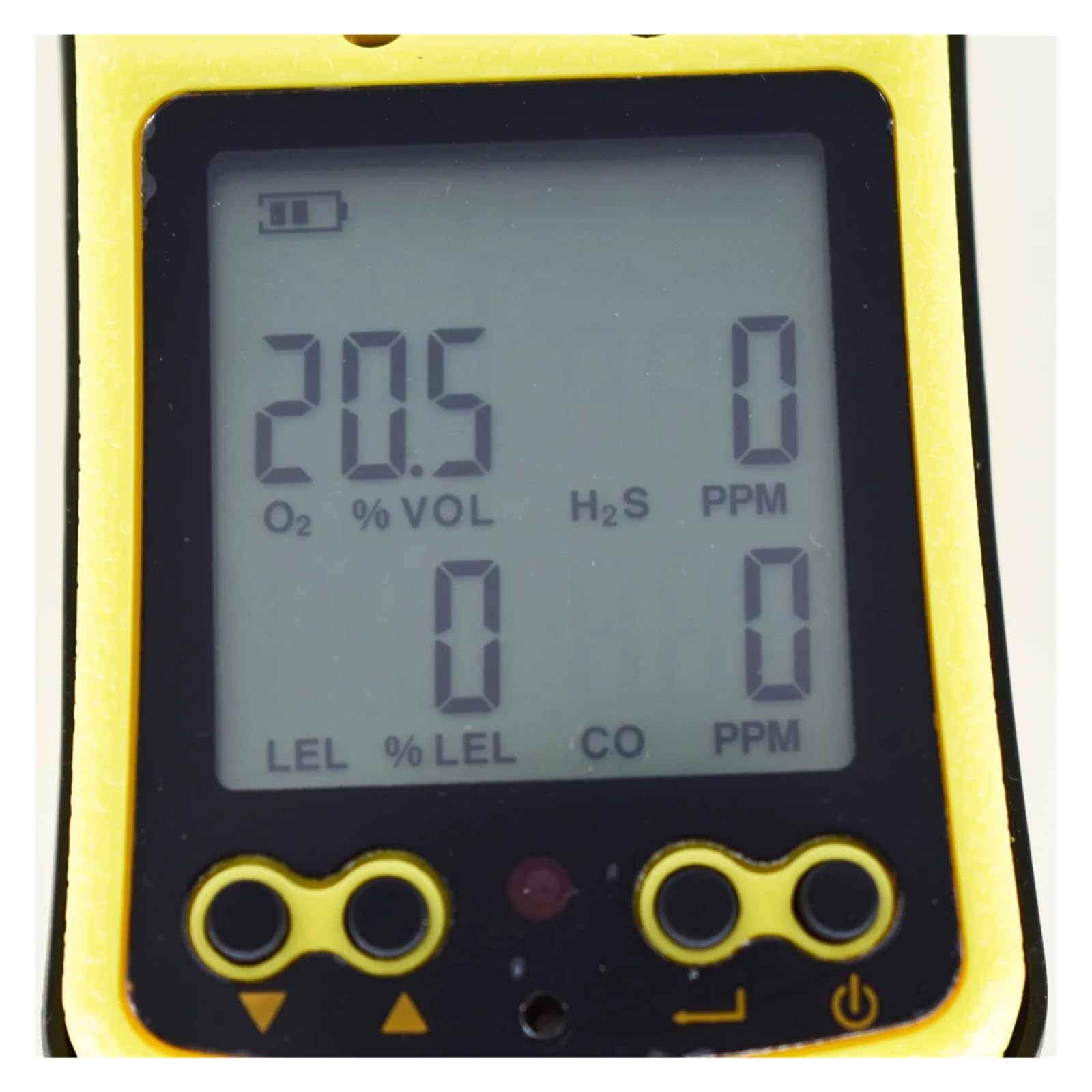 AS8900 Tragbarer Multi-Gasdetektor-Monitor mit LCD-Display 4-in-1 O2 H2S CO brennbares Gas 0~999 PPM for Arbeit, Zuhause Hohe Empfindlichkeit für das Labor