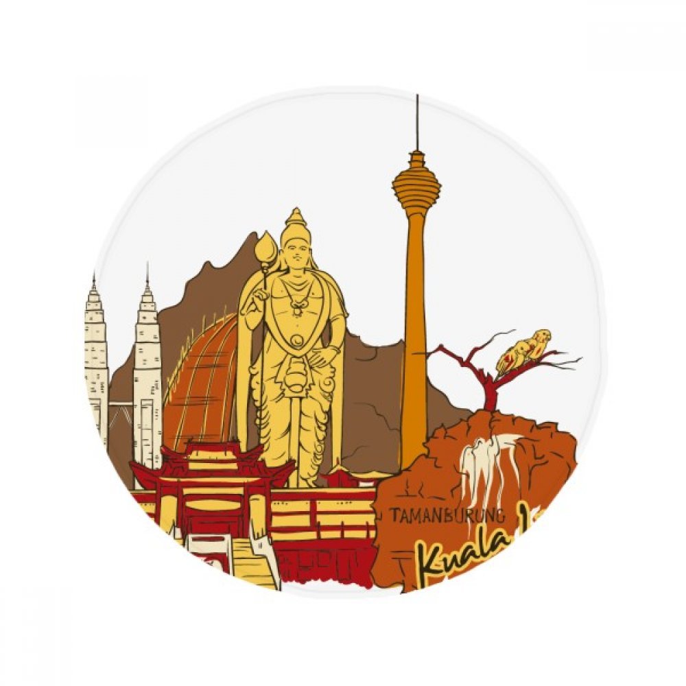 Cadeau Malaisie Kuala Lumpur Aquarelle tapis multicolore salon et entrée