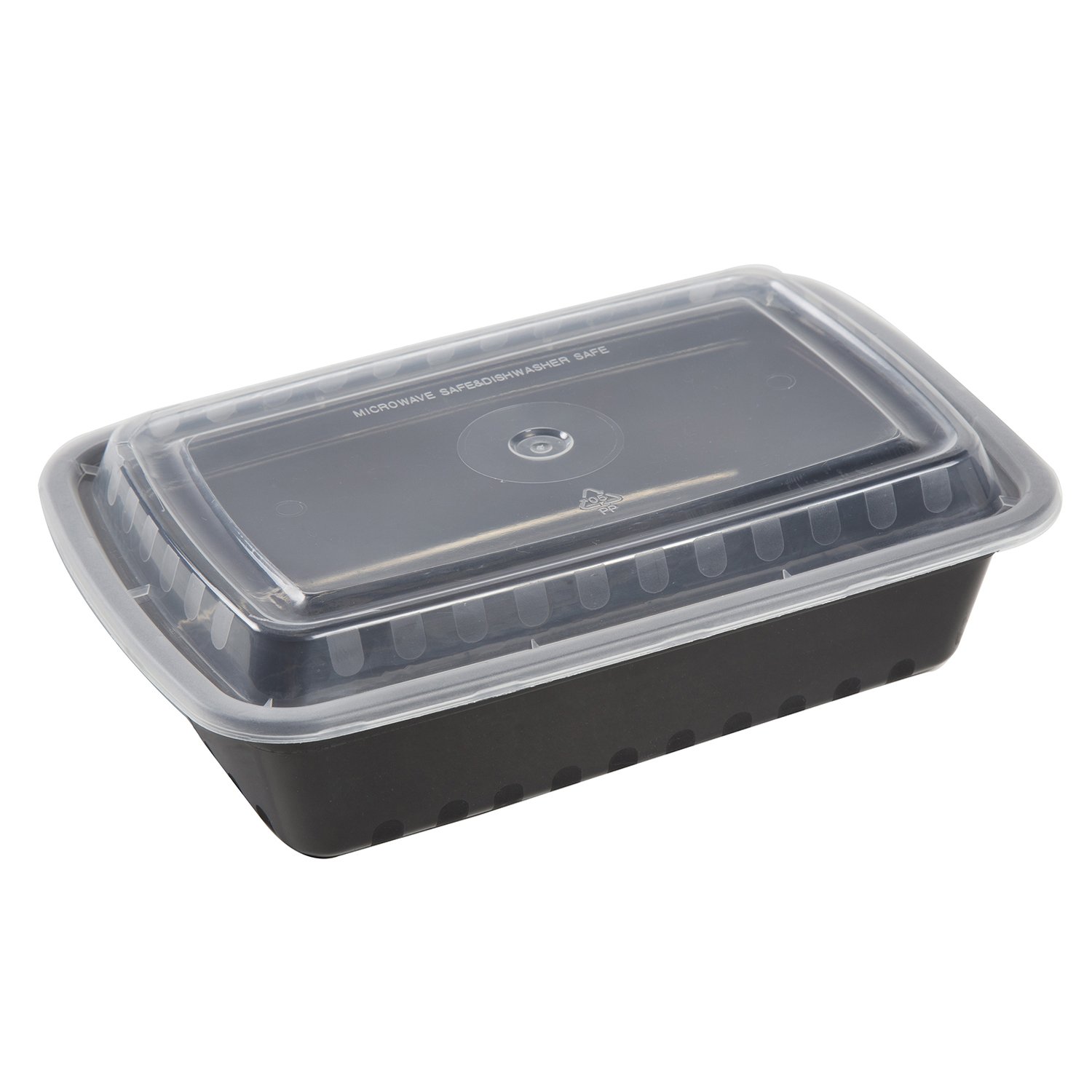 Amazon.com: AmerCare 8.75 Inch x 6 Inch Black Plastic Container, 2
