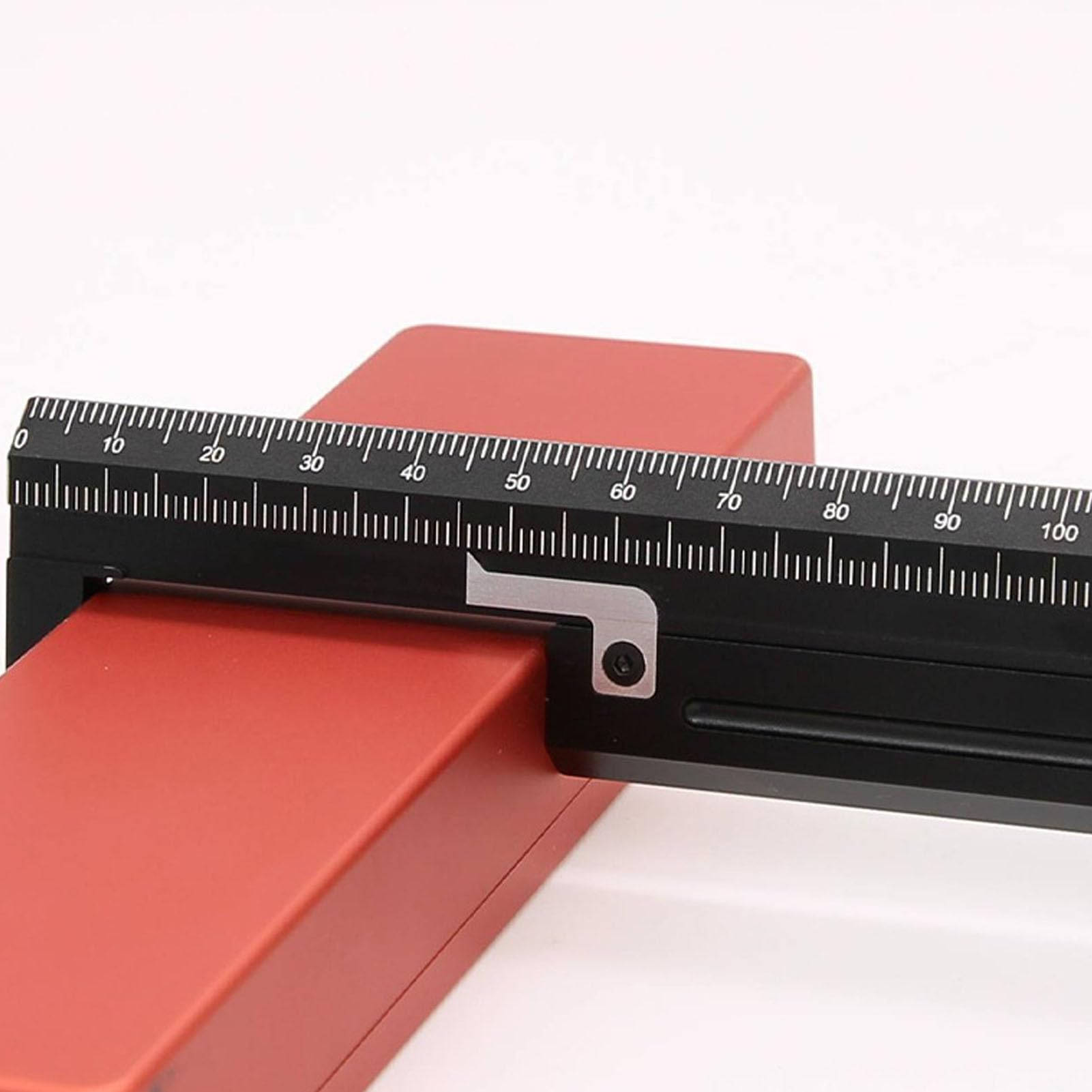 Regla para Carpintería, Herramienta de Marcado Multifuncional de Aleación de Aluminio Precisa para Proyectos de Bricolaje, 250mm de Longitud, 150mm de Diámetro Exterior