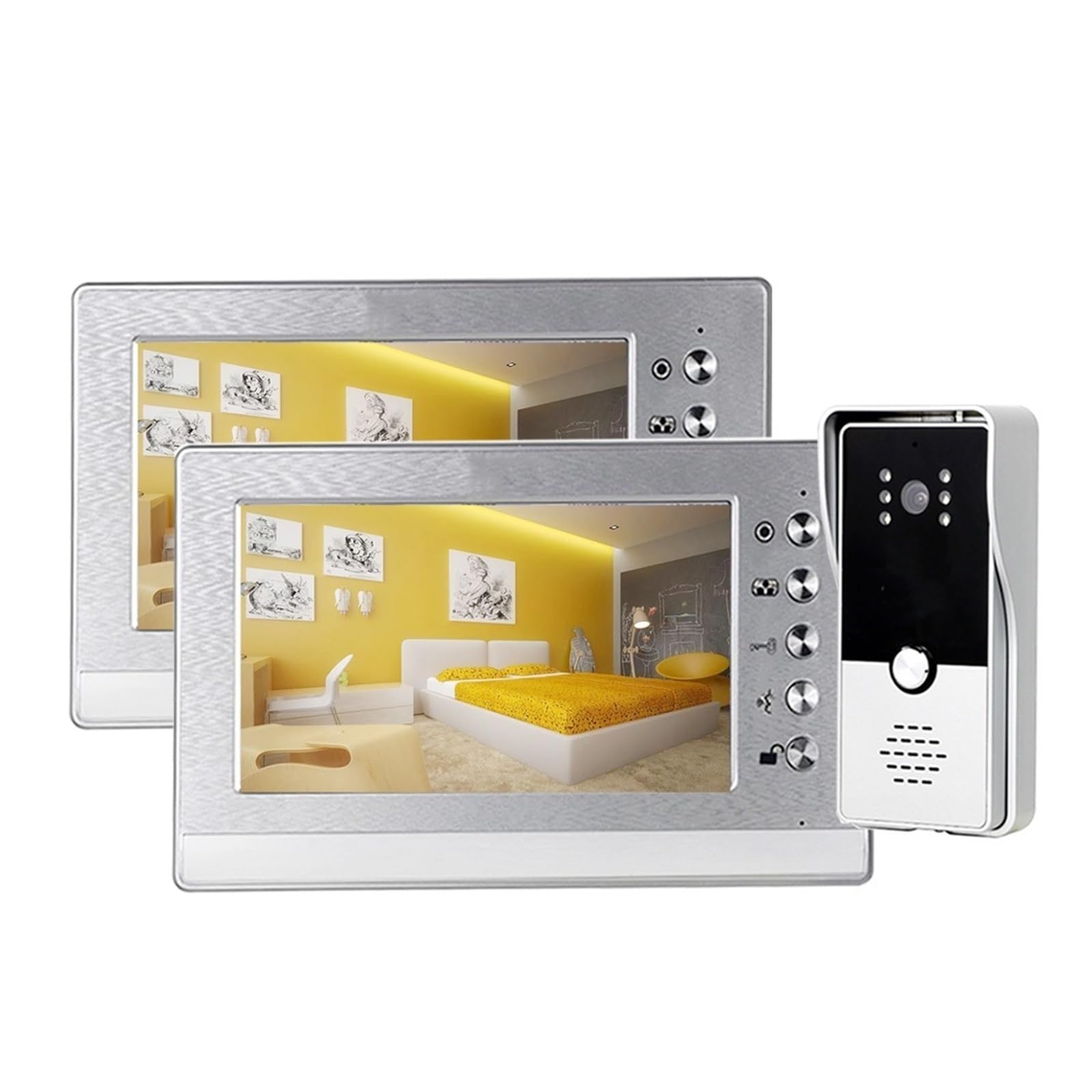 Sonnette de téléphone de porte vidéo 7" pour sécuriser votre maison