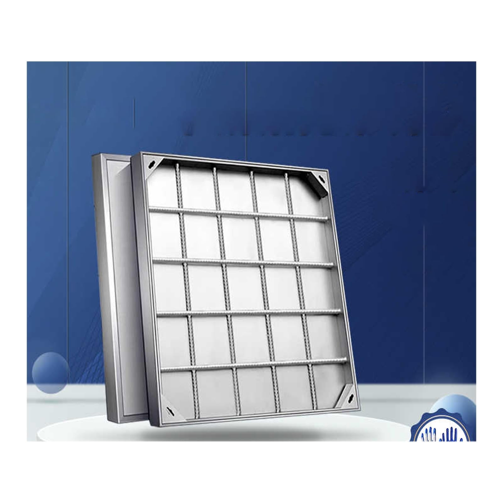 Manhole Covers, Smooth Drainage, Strong and Durable, Load-Bearing Capacity(60 * 60 * 8cm/23.6 * 23.6 * 3.14in)