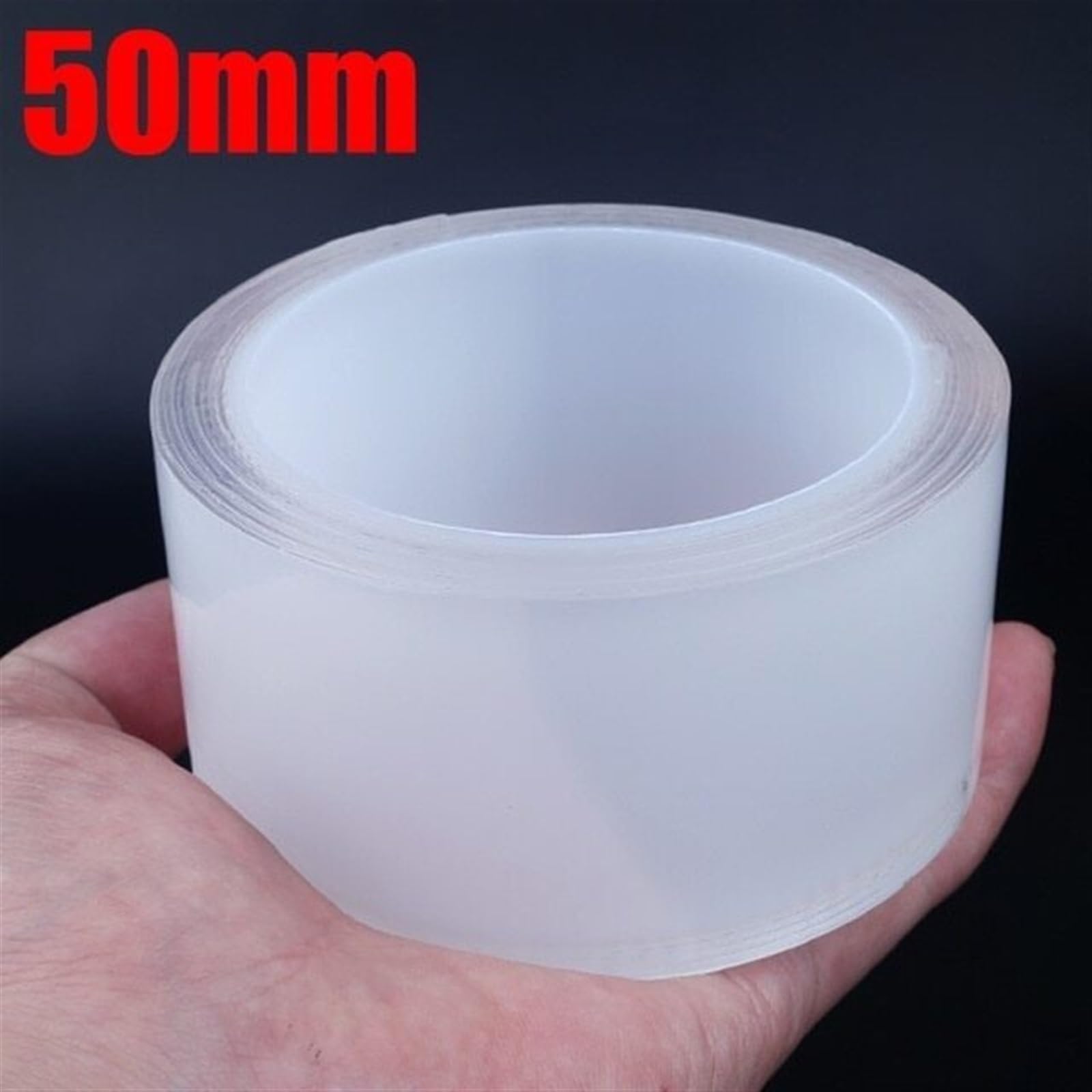 Tira Protectora de Parachoques Protector de umbral Puerta Coche película Envoltura Fibra Carbono 5D para automóvil, automotriz Brillante(50mm)
