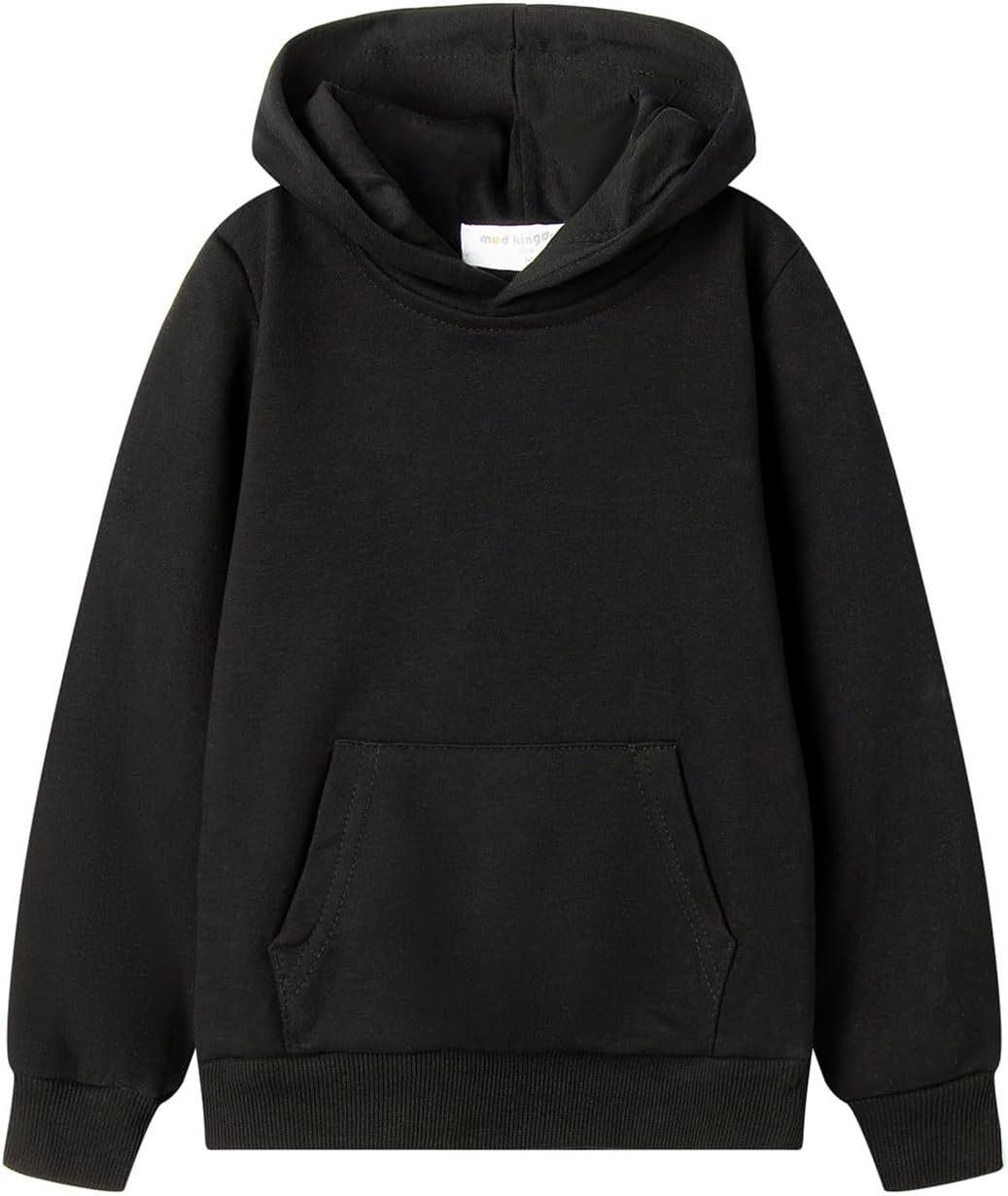 Mud Kingdom Little Girls Boys Hooded Sweatshirt Jersey Cotton Pullover Fashion Spring Fall