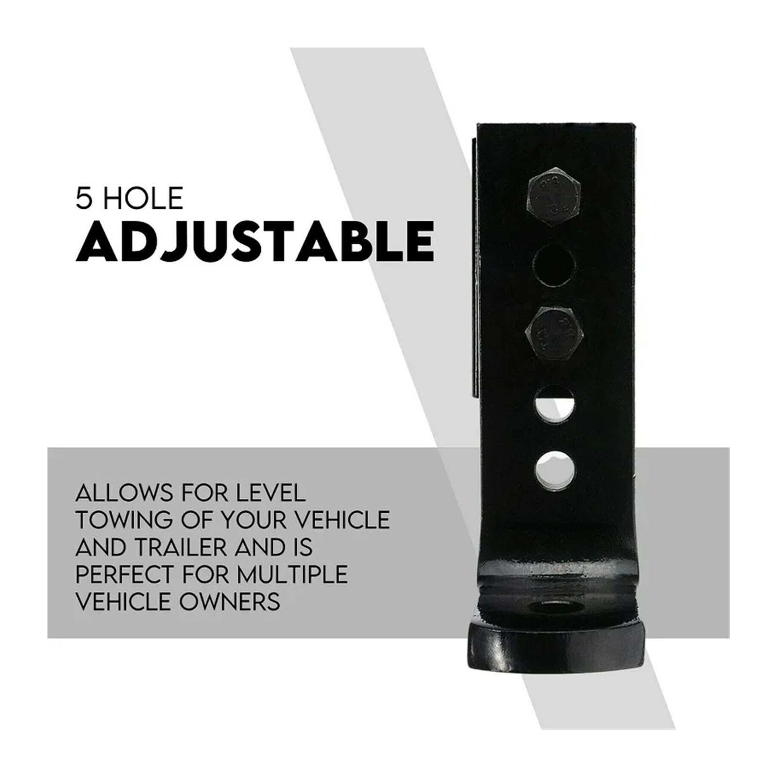 Trailer Adjustable Height Tow Bar Hitch towbar Drop Mount