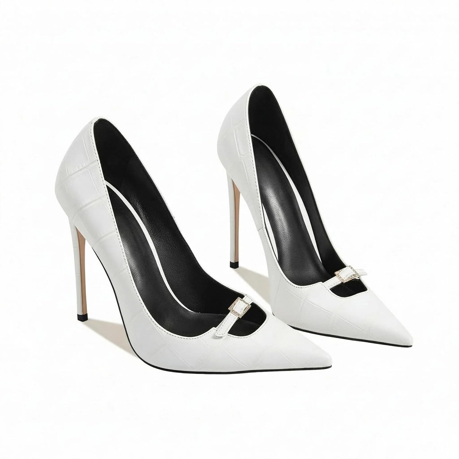 Décolleté da Donna con Punta a Spillo Tacchi Alti 12 cm/4,7 Pollici Scarpe da Festa Sexy