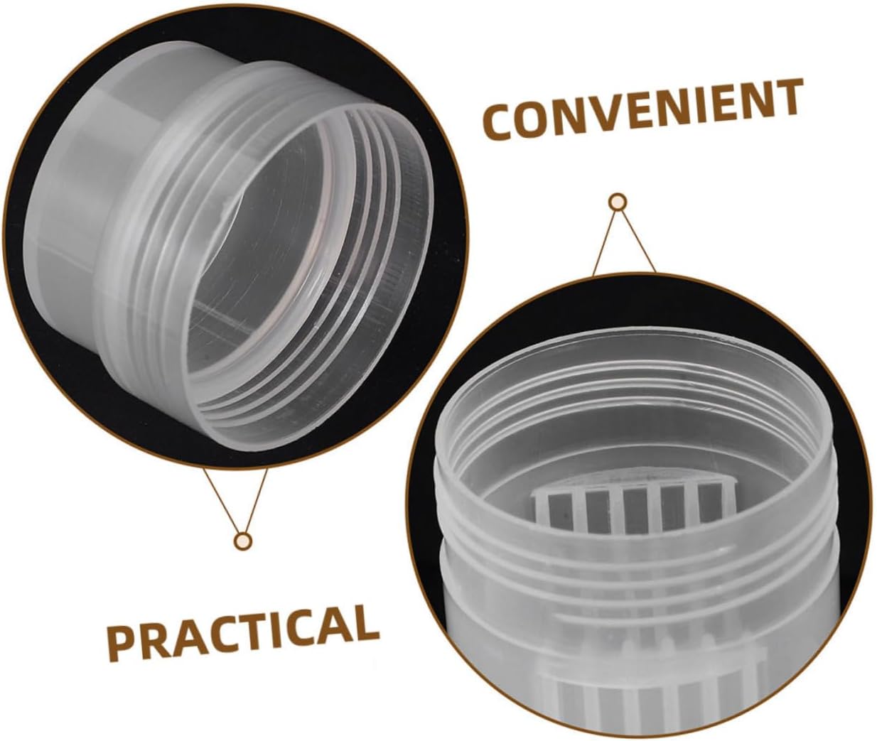Slide Storage Case 3pcs Plastic Round Staining Jar Microscope Slide Holder Box for Lab Use