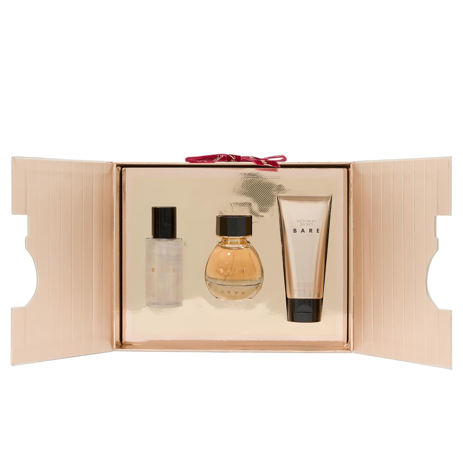Victoria's Secret Bare 3 Piece Luxe Fragrance Gift Set: 1.7 oz. Eau de Parfum, Travel Lotion & Shimmer Mist - Image 3