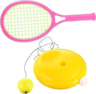 INOOMP 1 Set Children's Tennis Racket Outside Toys Kids Toys Tool Toys Kids Tennis Toy Tennis Trainer for Beginner Tennis Accessory Tennis Toy Set Kids Tennis Set Tennis Racket Set Beach