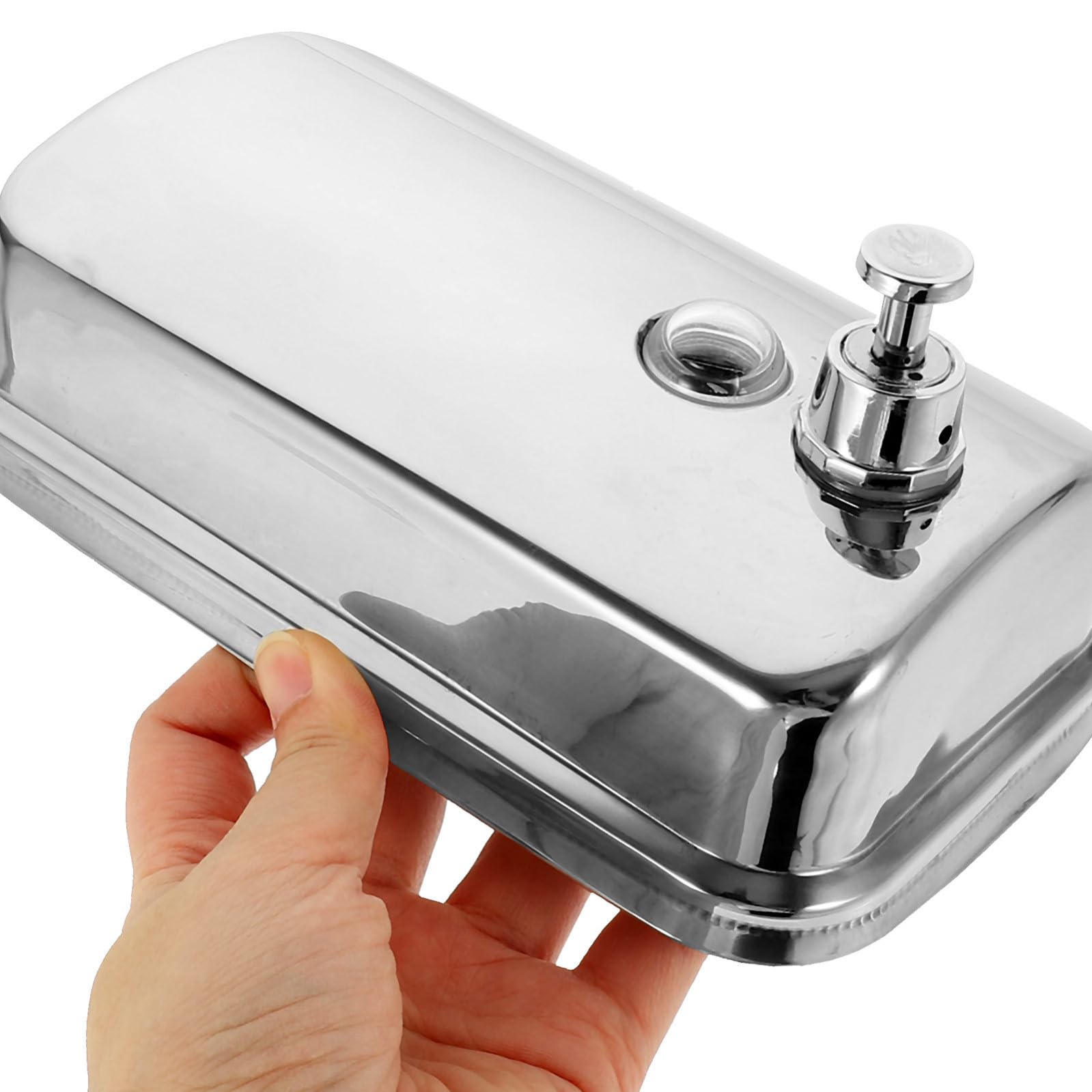 Kichvoe Dispenser Lozioni Inossidabile da in e 800 Ml, Design Leggero per Saponi Liquidi Stili multipli Bagno e Cucina Stili multipli