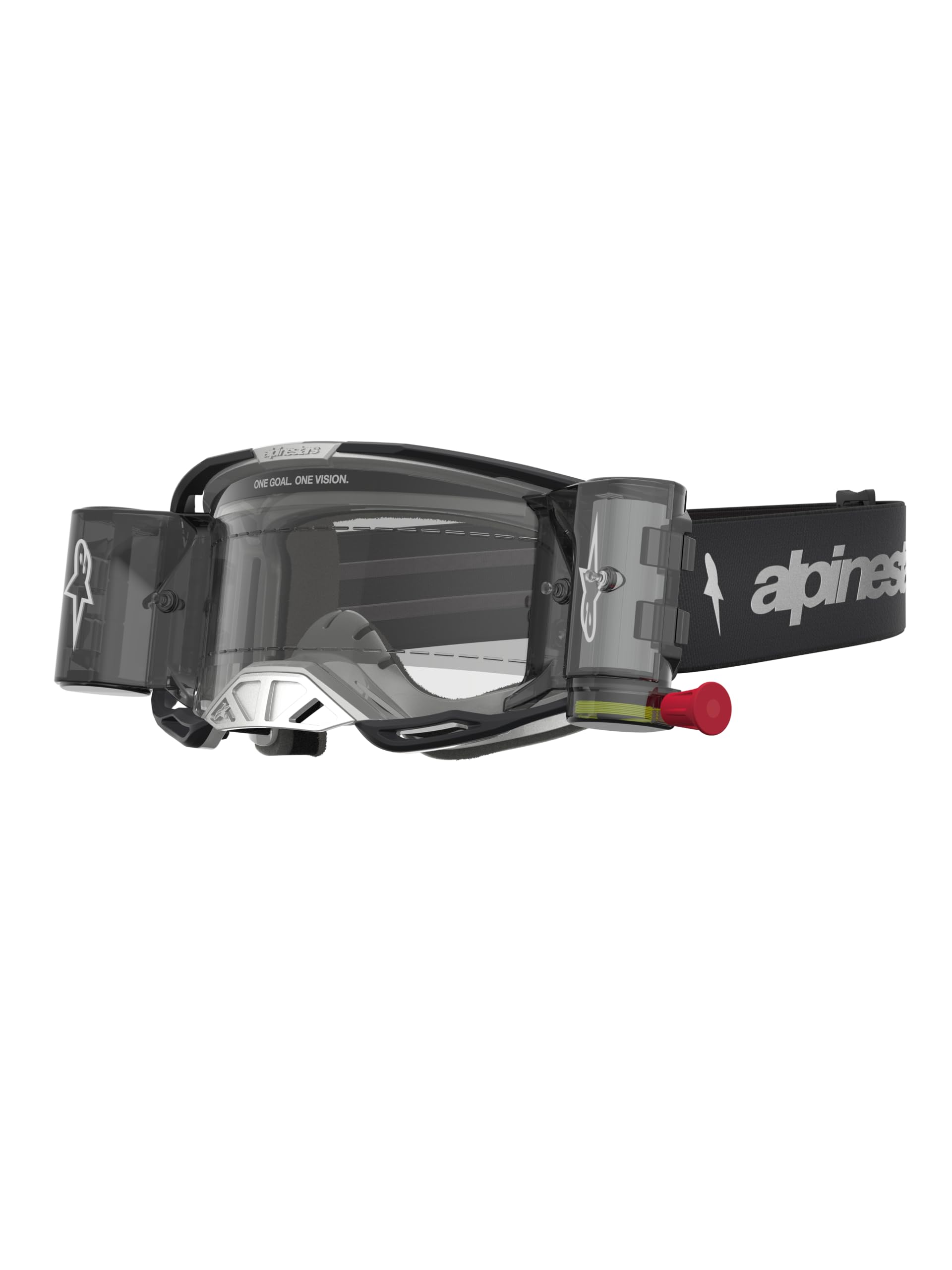 Alpinestars Vision 8 Amber Roll-Off Occhiali da motocross