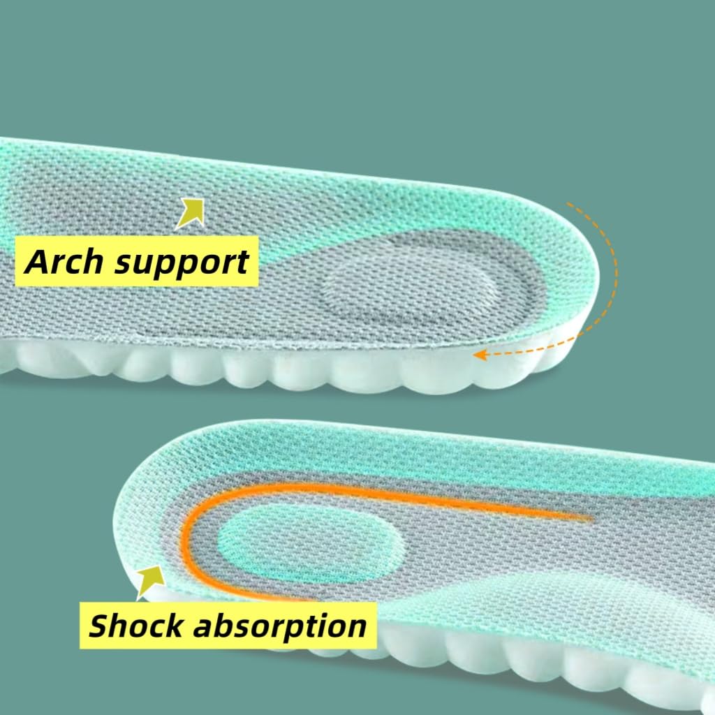 AioTio Buty do chodzenia Mężczyźni Buty Sportowe Oddychające Lekkie Wsparcie łuku Wkładka do codziennego użytku Jogging Walking Fitness Buty