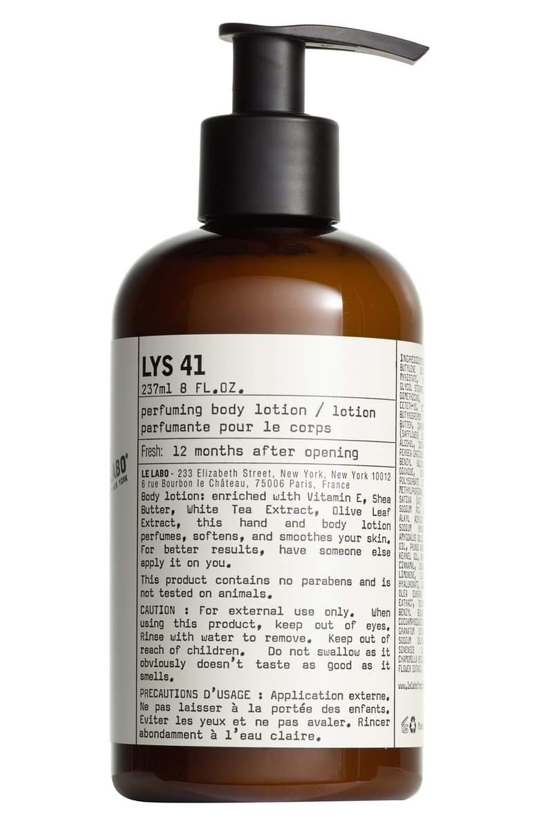 Amazon.com : Lys 41 Body Lotion with Perfuming 8 oz. by Le Labo