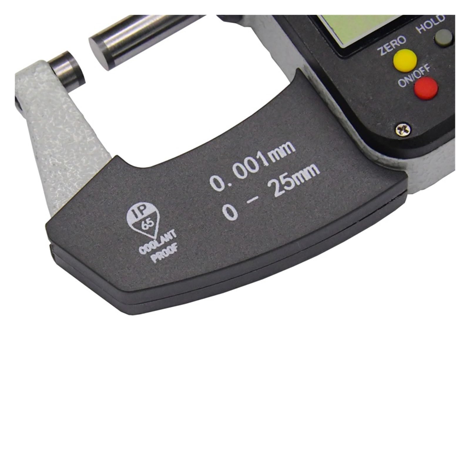 IP 65 mikrometr zewnętrzny 0-25mm duży ekran cyfrowy mikrometr suwmiarka miernik mikrometr węglik 0.001 MM narzędzia pomiarowe - Narzędzia pomiarowe(0-25mm)
