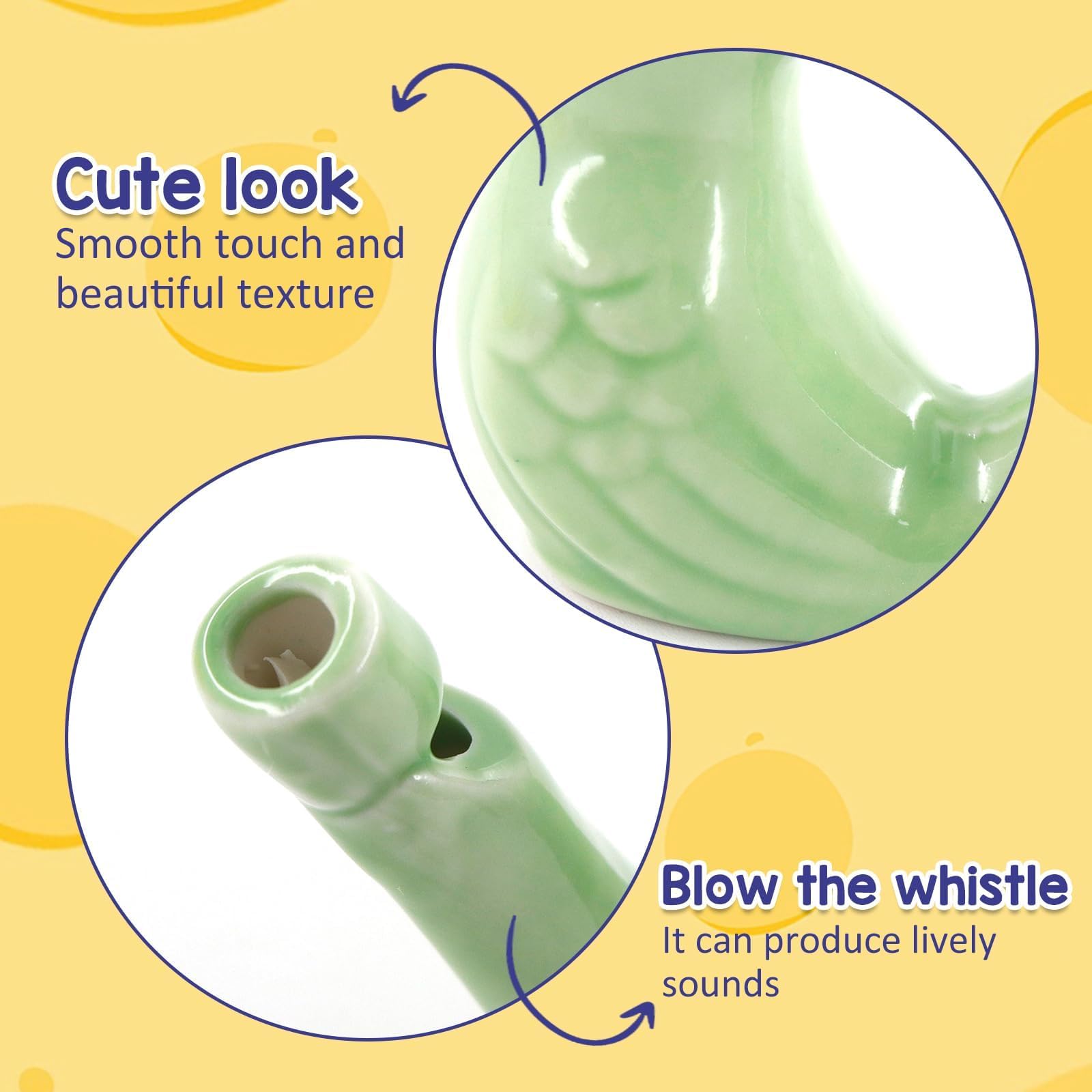 4 Pcs Sifflet à Eau D'oiseau Gazouillant,Sifflet Enfant en Céramique,Enfant Jouet Musical Sifflets à Eau D'oiseau Gazouillant,Sifflets en Céramique pour Oiseaux