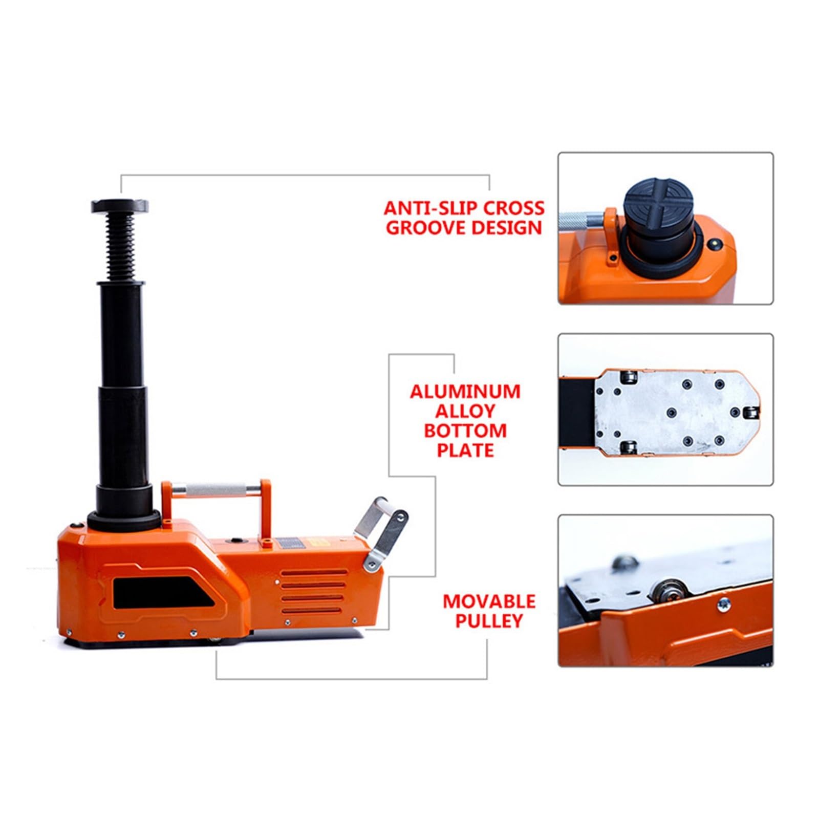 Podnośnik Samochodowy 12 V Wielofunkcyjny Elektryczny Przenośny Hydrauliczny Mechaniczne Narzędzie Do Podnoszenia Wysokie Podnoszenie(10T Hydraulic)