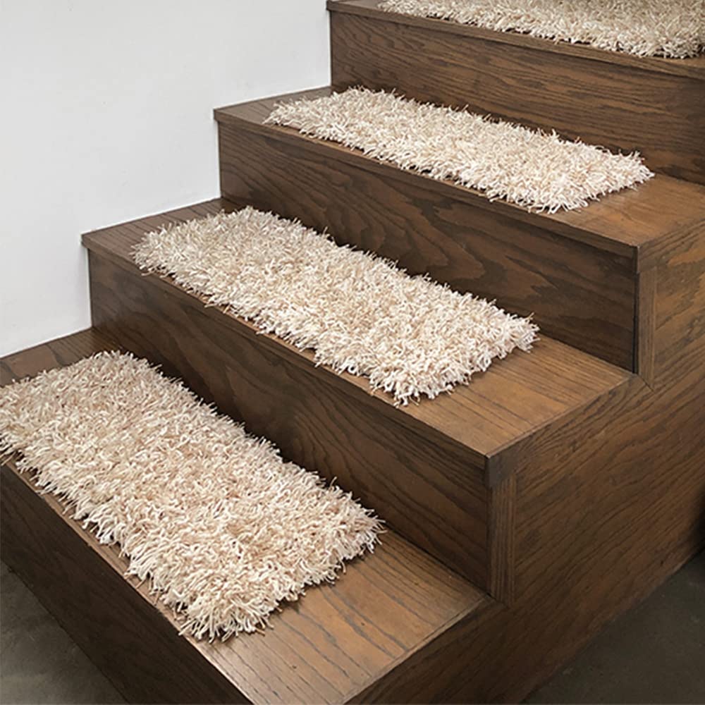 Amazon.com: KOECKRITZ Shag Carpet Stair Treads (Set of 13) 9