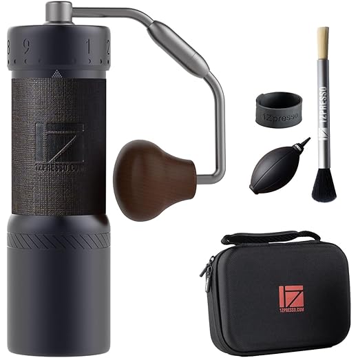 1Zpresso J Ultra Manual Coffee Grinder Iron Gray Conical Bur