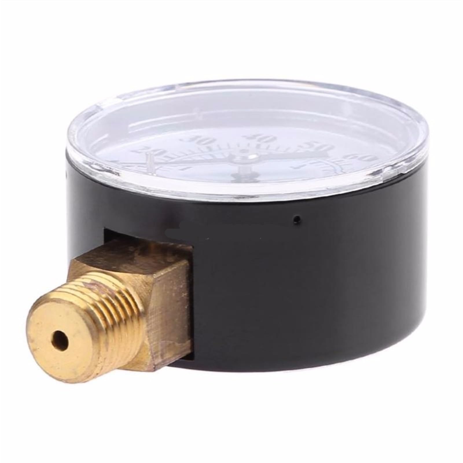 Manómetro de presión de agua,Manómetro mecánico, Manómetro 1/4'' NPT Rosca 0-100 PSI 0-7 Bar Agua Aire Gas Monitor de presión