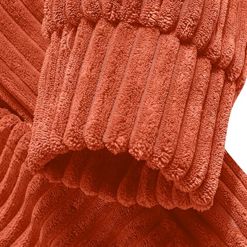 Ymosrh Men's Hoodies, Long Sleeve Casual Corduroy Pullover Hooded Sweatshirt with Kangaroo Pocket, S-3XL2