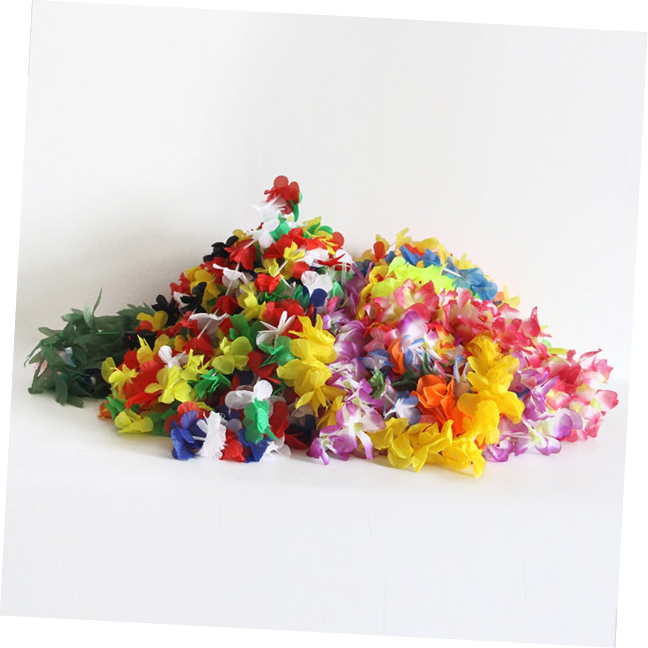 Collar De Guirnalda De Flores 42 Piezas Collar Hawaiano Hawaiana Guirnalda Hawaiana Guirnalda Luau Collar De Flores Constituir Guirnalda De Flores