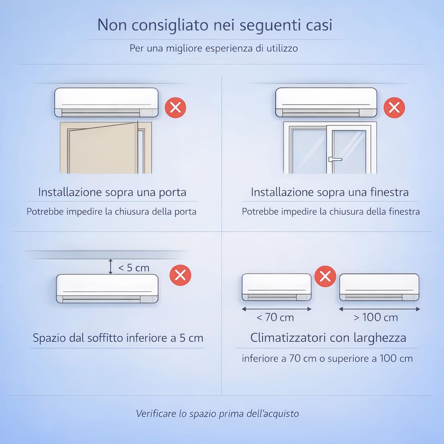 Deflettore Condizionatore, Deviatore Aria Condizionatore Regolabile in Alluminio per Split a Parete 70–100cm, Deflettore Aria Condizionata Anti Soffiaggio Diretto per Casa Camera Ufficio